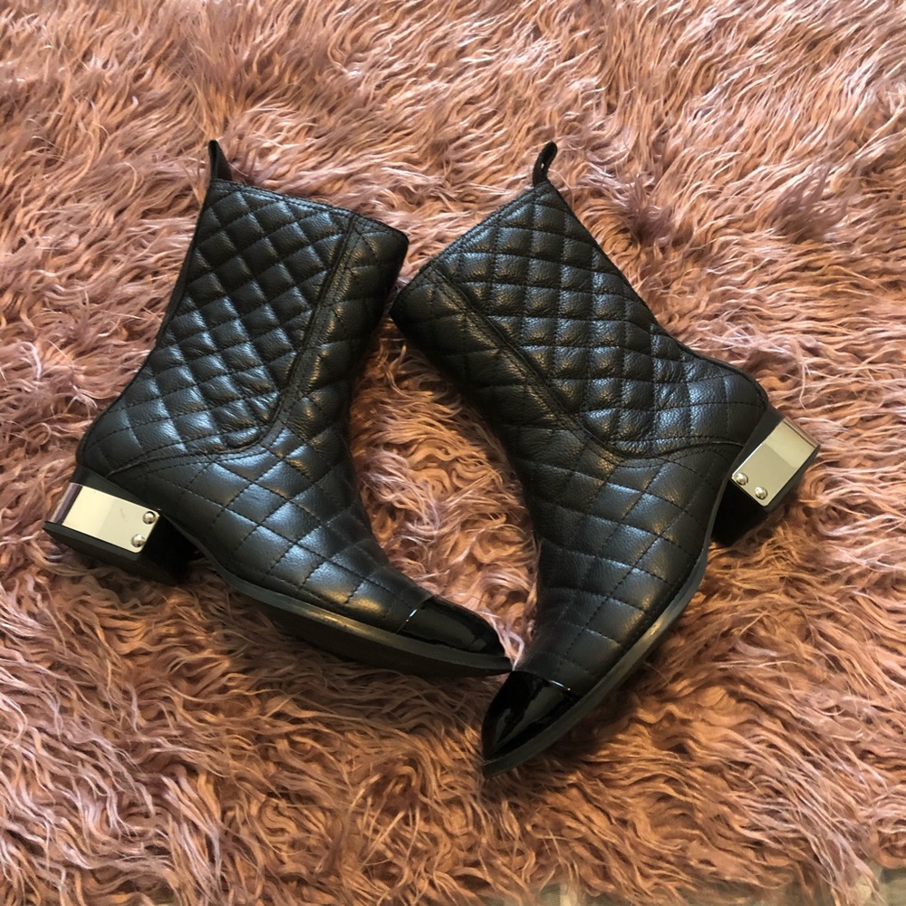 Jeffrey Campbell Boots Black Leather Sz.9